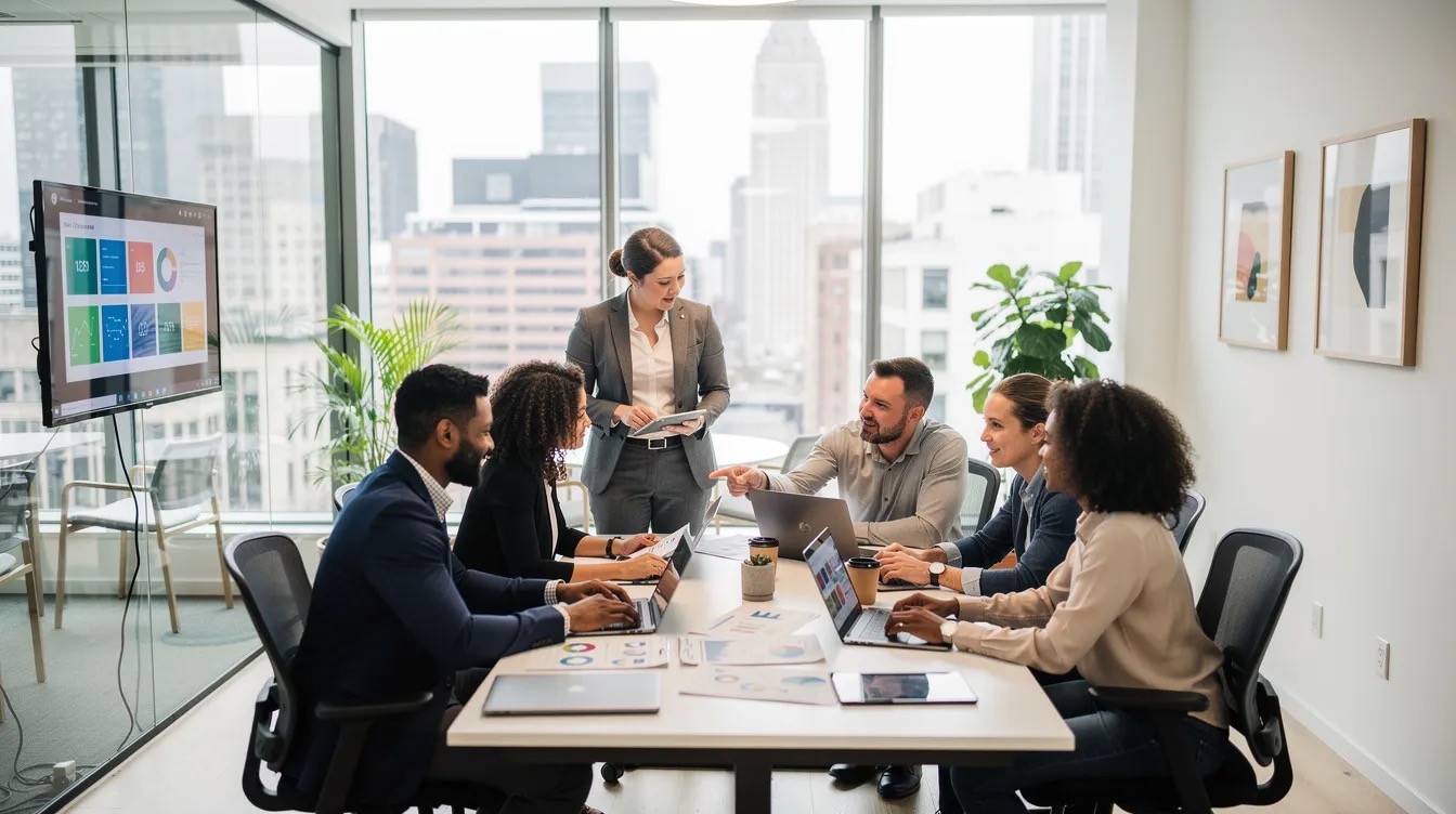 Cross-functional review of AI readiness evidence, delivery metrics, and operating controls.