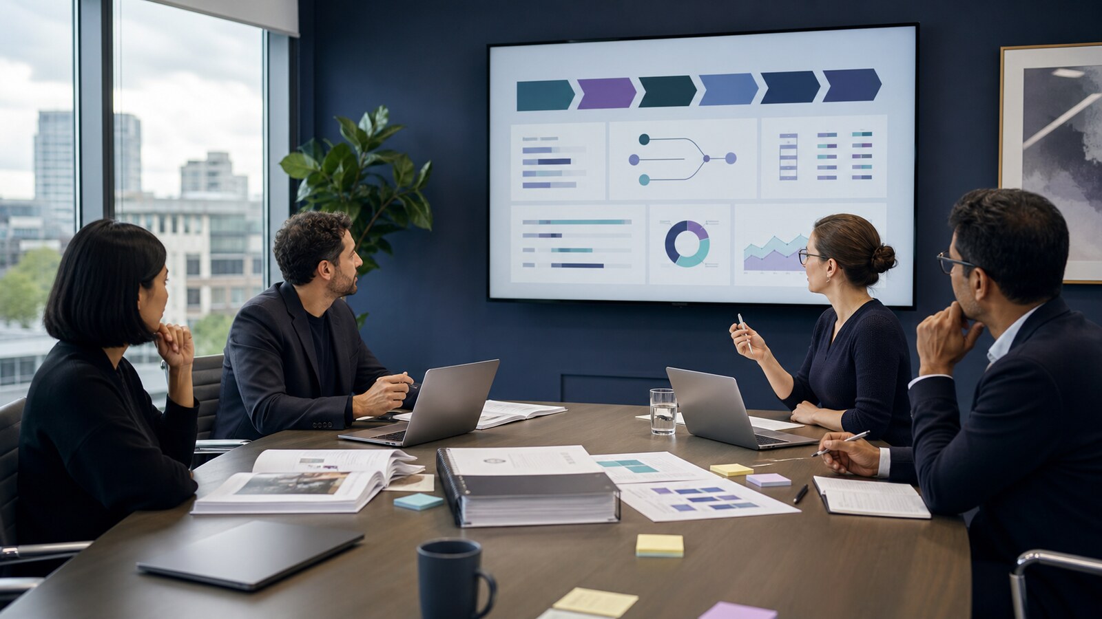 Product due diligence process review with investors assessing roadmap and delivery evidence.